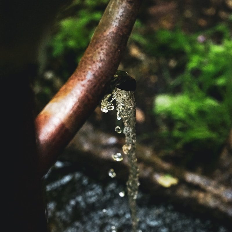 brown water pipe