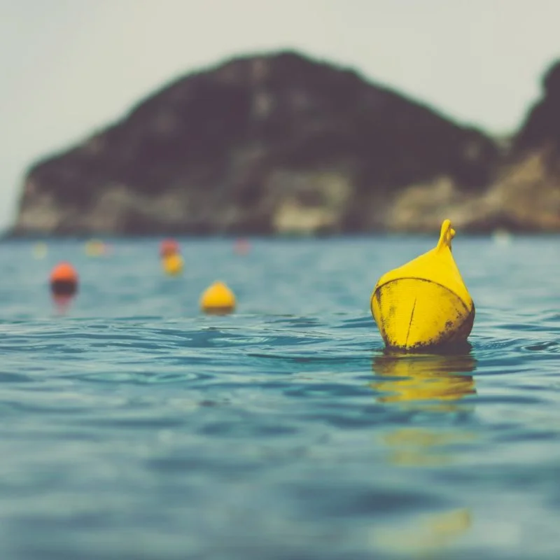 closeup photo of yellow floating accessory