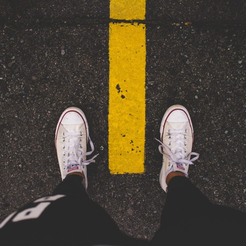 white Converse All-Star low-tops