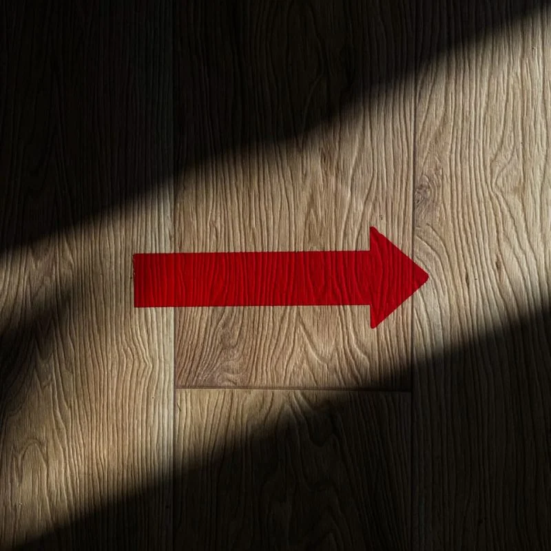 red and white x sign